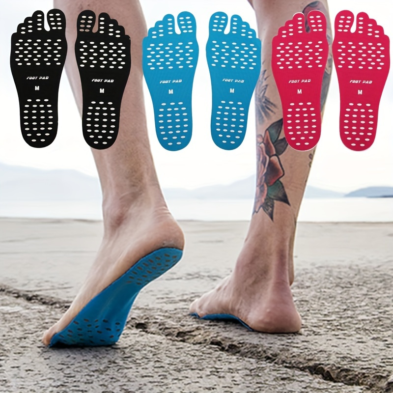 Beach Foot Pads Barefoot Adhesive Invisible Shoes Stick on Foot
