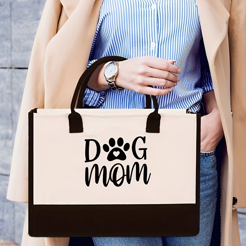 Cool Mom Print Canvas Tote Bag