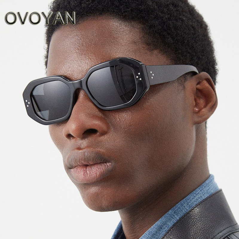 Elegant Trendy Cool Small Polygonal Frame Sunglasses - Temu