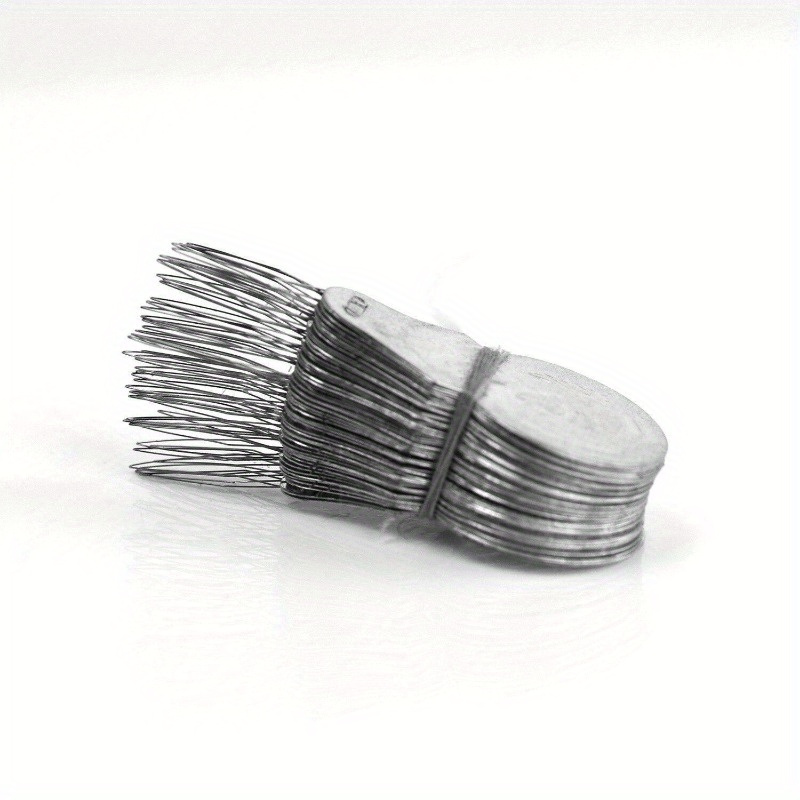 10pcs Metal Wire Needle Threader Silver Hand Sewing Stitch