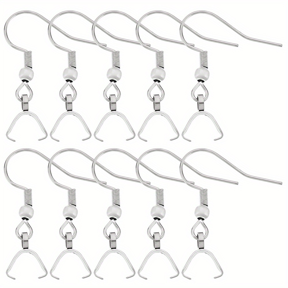 Wholesale Beebeecraft 10 Pairs 925 Sterling Silver Earring Hooks