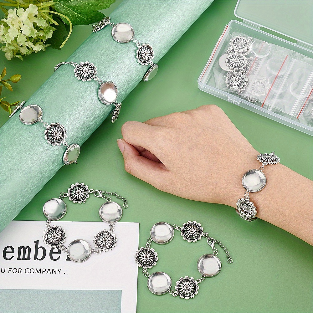 Bracelet Bezel Settings For Jewellery Making 304 Stainless - Temu
