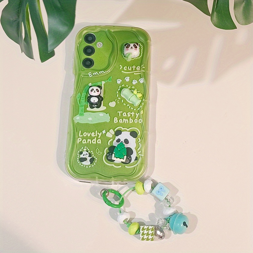 Cute Cartoon 3d Lovely Panda Soft Drop Resistant Shockproof - Temu