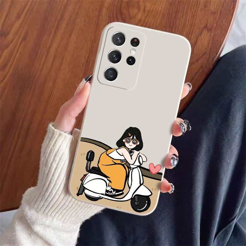 Phone Case for Samsung S20/S20FE/S20+/S20 Ultra/S21/S21FE/S21+/S21  Ultra/S22/S22+/S22 Ultra/S23/S23FE/S23+/S23 Ultra 5G High Quality Couple  Creative D