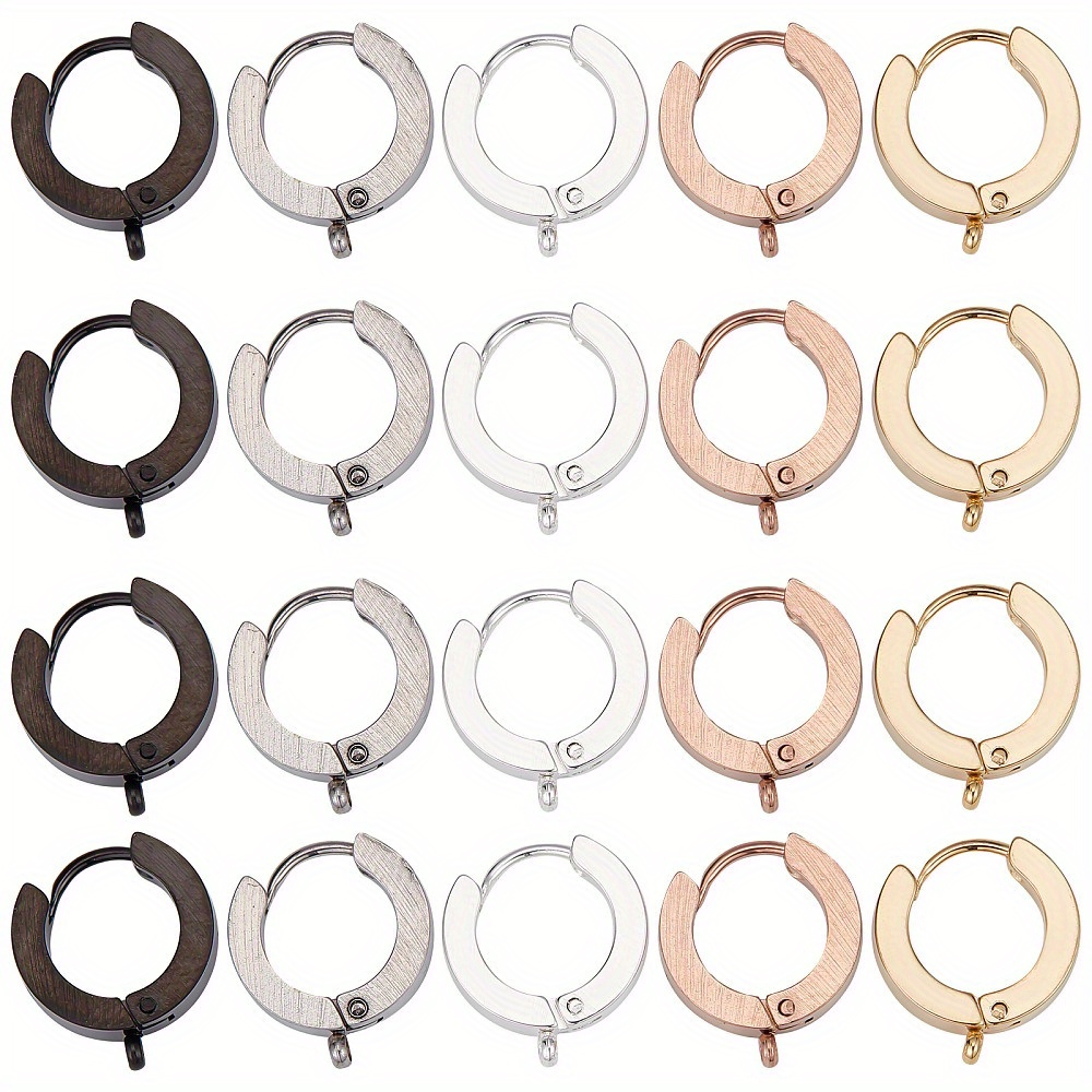 Silvery Golden Earring Hooks Jewelry Making Hypoallergenic - Temu