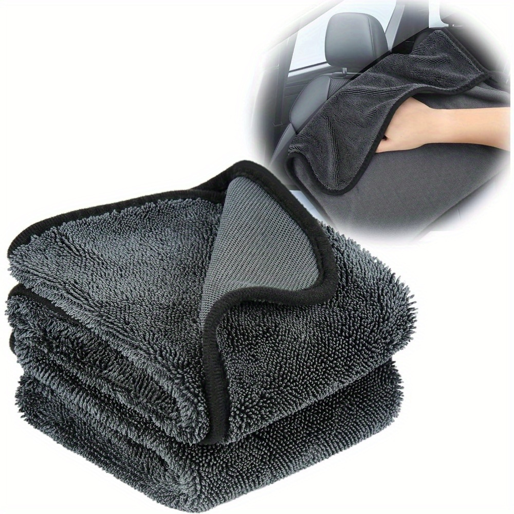 

Microfiber Cleaning Cloth, Home Car Washing Cloth, Car Drying Towel, Multi-functional Rag, Super Absorbent Towel, Glass Wiping Towel, Bathroom Cleaning