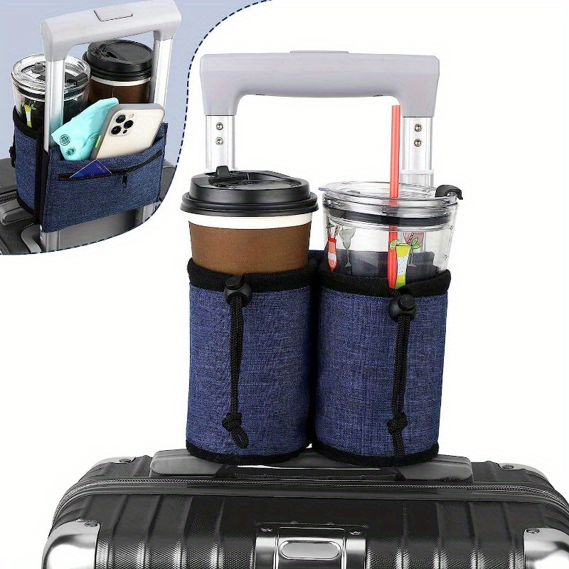 Luggage Travel Cup Holder Suitcase Cup Holder Free Hand Travel