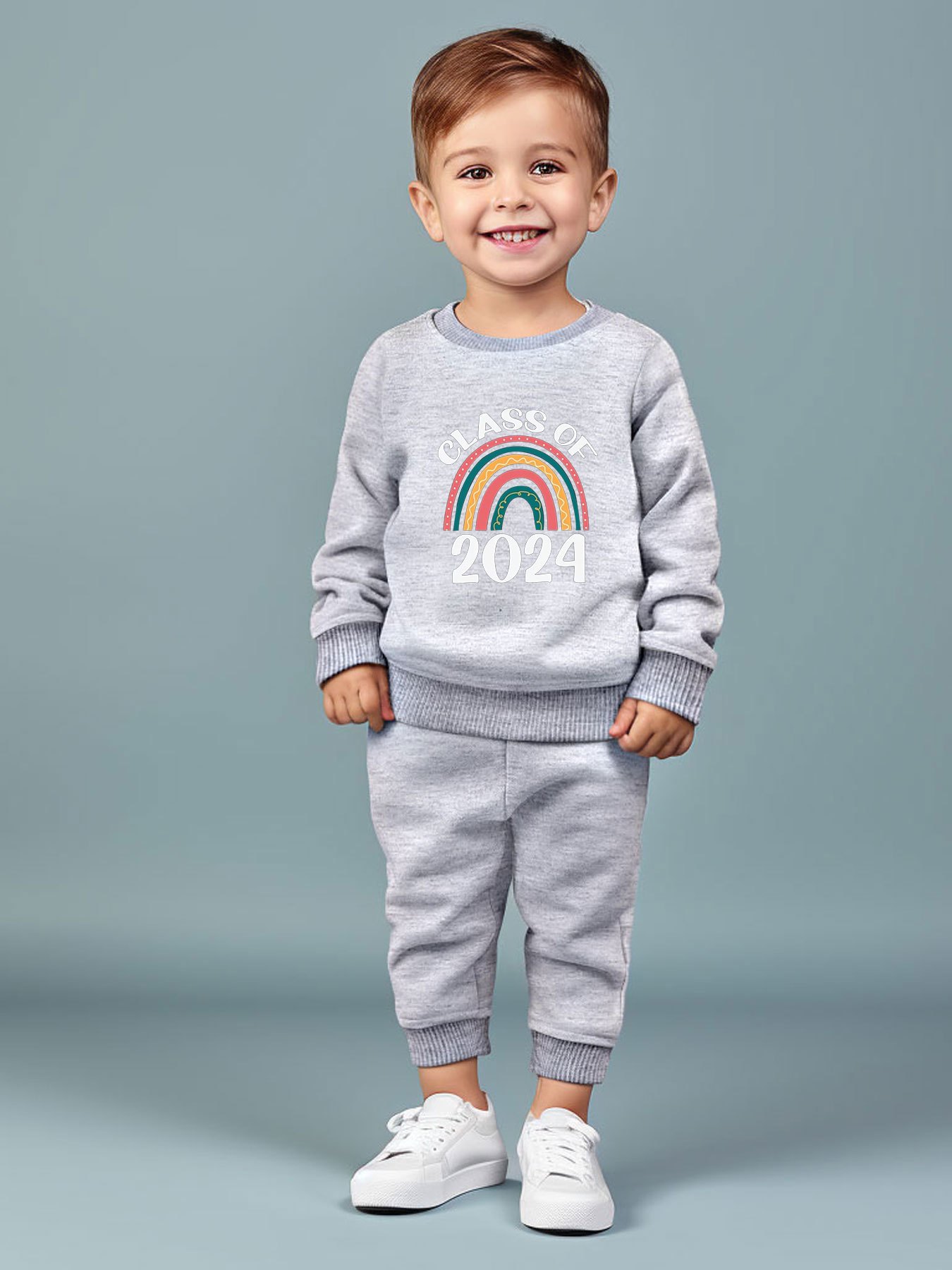 Boys rainbow sweatshirt hot sale