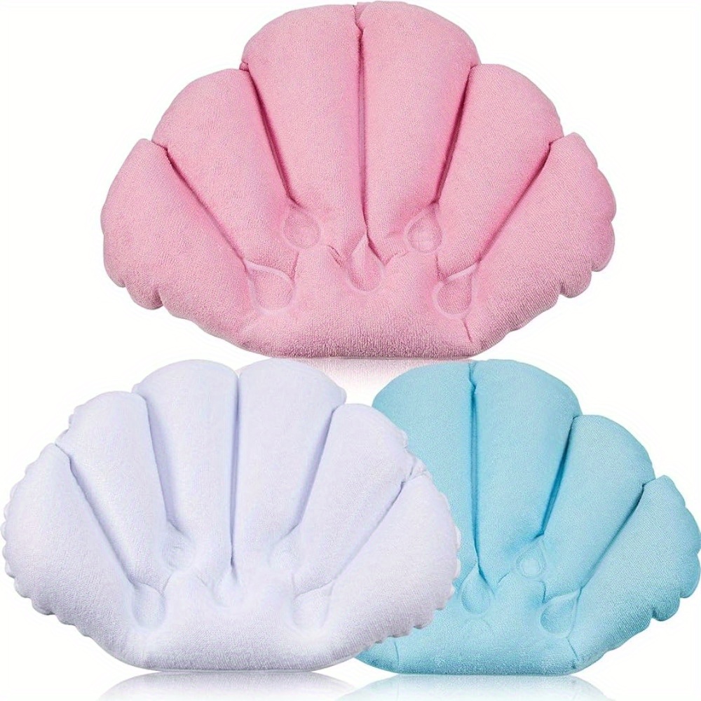 Inflatable Bath Pillow,Bath Pillows for Tub -(10X12Inch) Bathtub Pillow  Headrest