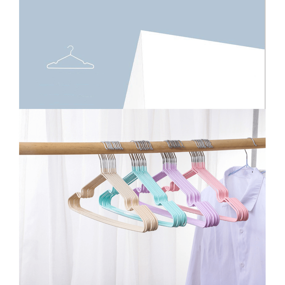 Space Saving Non-slip Clothes Hangers - Traceless Drying Rack For Household  Standard Clothes - Temu