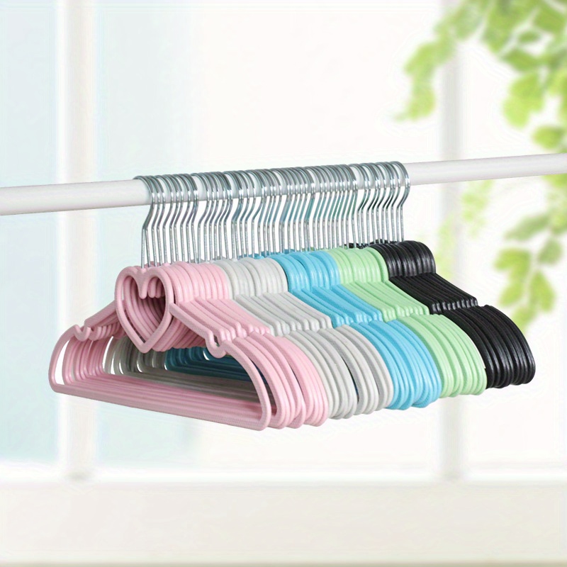 Plastic Clothes Hangers Non slip Clothes Hangers Heavy Duty - Temu