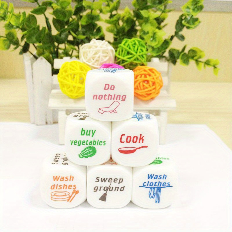 Housework Dice: Creative Small Gifts For Couples - Temu