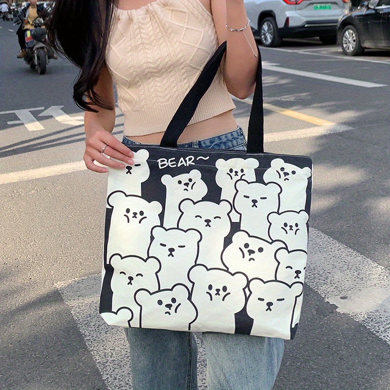 Buy Simple Shopping Bag Printed Tote Bag Shoulder Bag Handbag