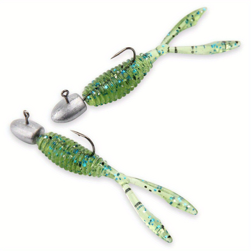 Long Rolled Tail Silicone Soft Wobbler Bait Artificial - Temu Canada