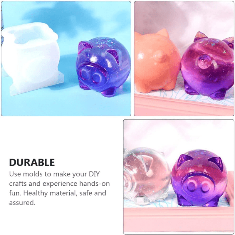 Kawaii Piggy Candle Mold Pig Candle Silicone Molds for Candle Making Candle  Craft Mold Soap Mold Resin Molds Baking Molds 