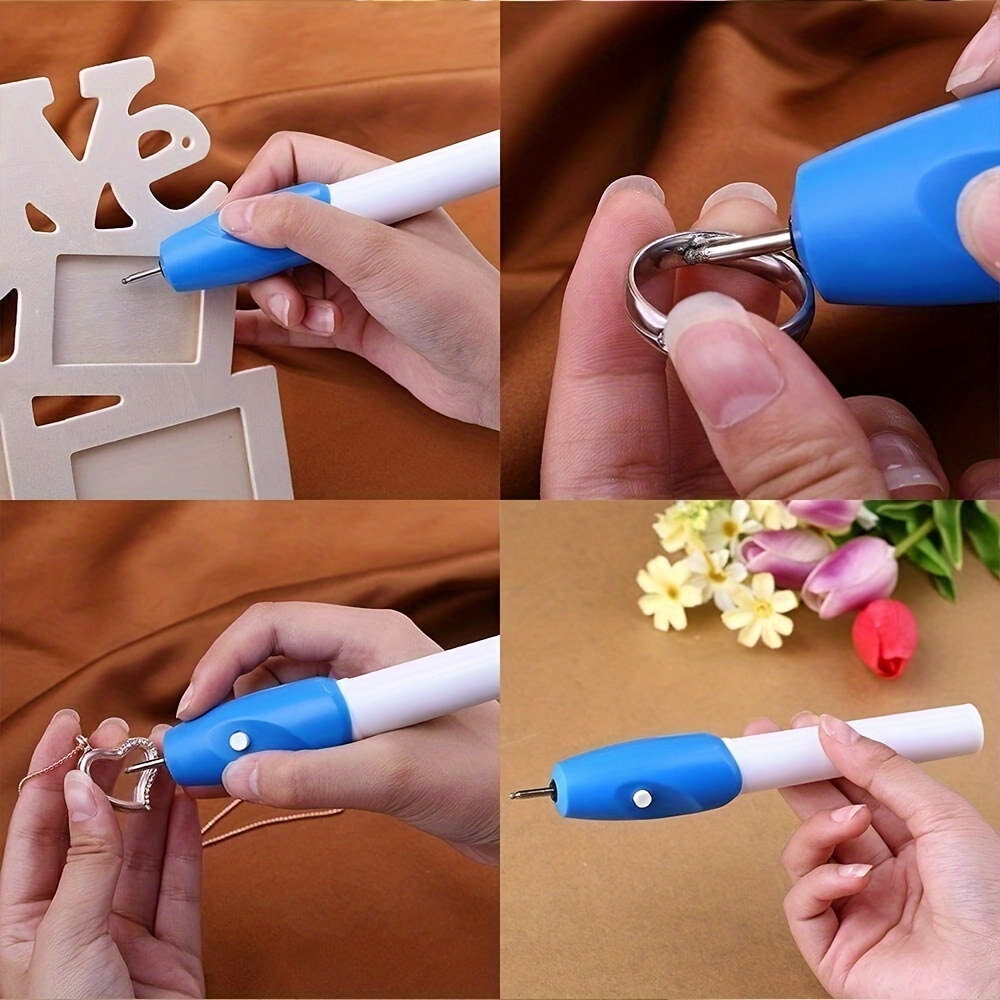 1pc mini electric engraving pen cordless electric precision etching engraving carving pen name writing carve tool details 3