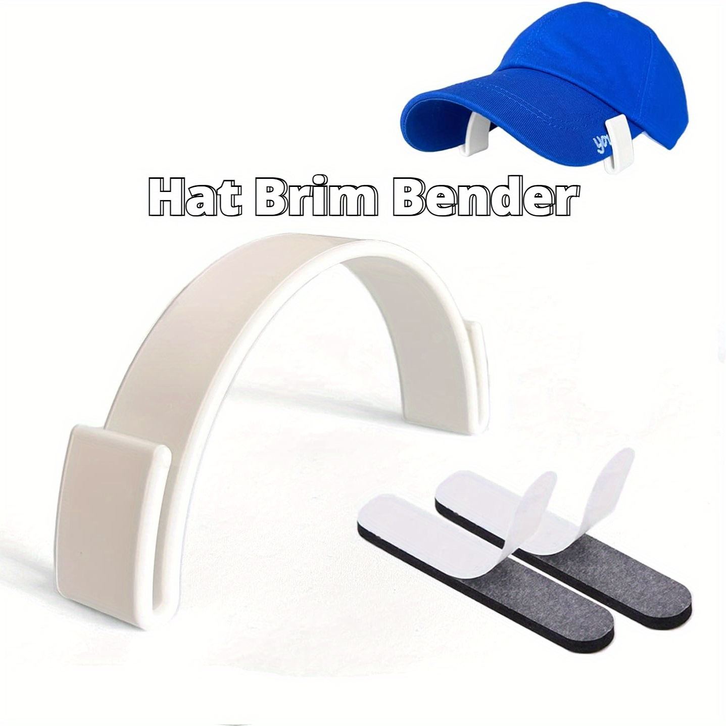Hat Brim Bender Perfect Hat Curving Band No Steaming Required - Convenient  Shaper Design with Dual Option Hat Bill Bender Slots