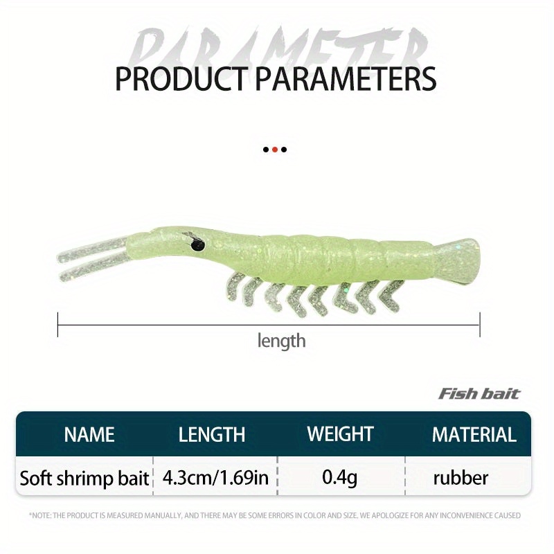 Rubber Toy Squeaky Shrimp Fishing Lure - Temu
