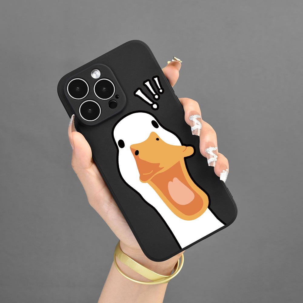 Funda Transparente Teléfono Móvil Diseño Pato Bonito Iphone - Temu