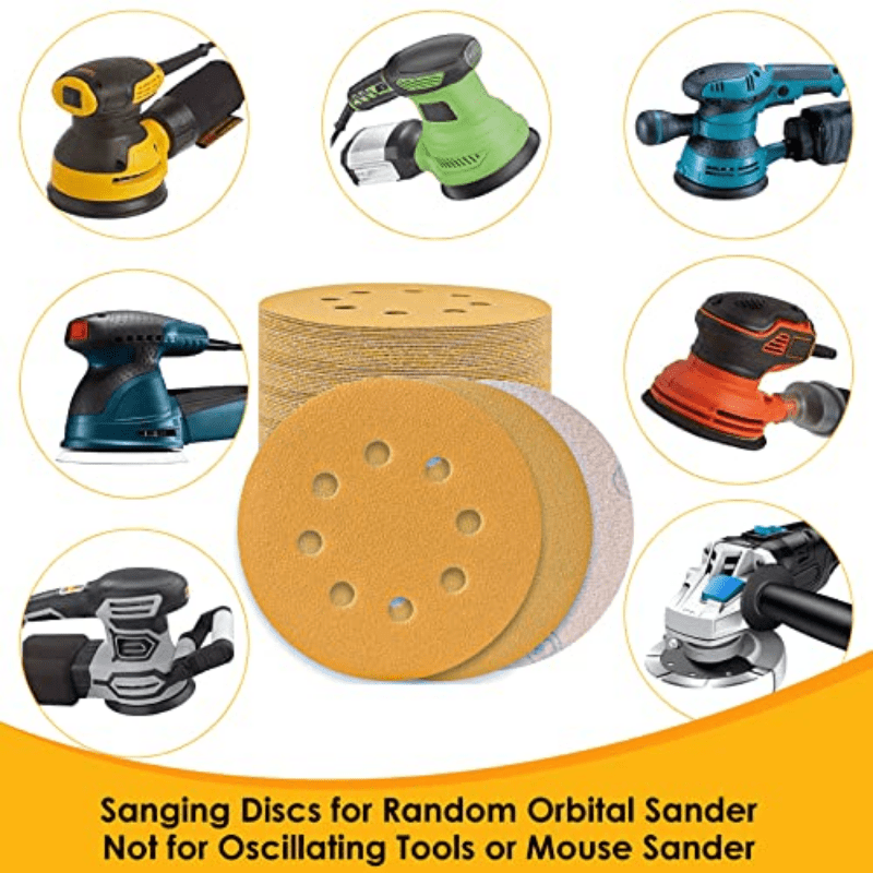 Mouse Detail Sandpaper 70Pcs 12 Hole Mouse Sander Sanding Pads for