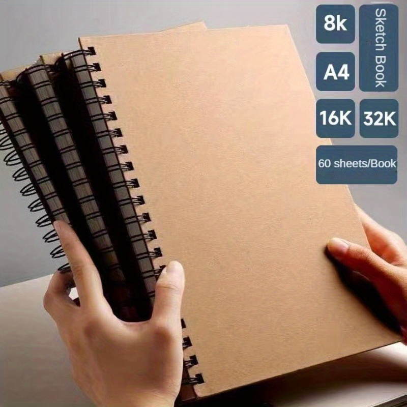 32k/a5/a4/16k Sketch Book /120gsm Thick Drawing Paper Sketch - Temu