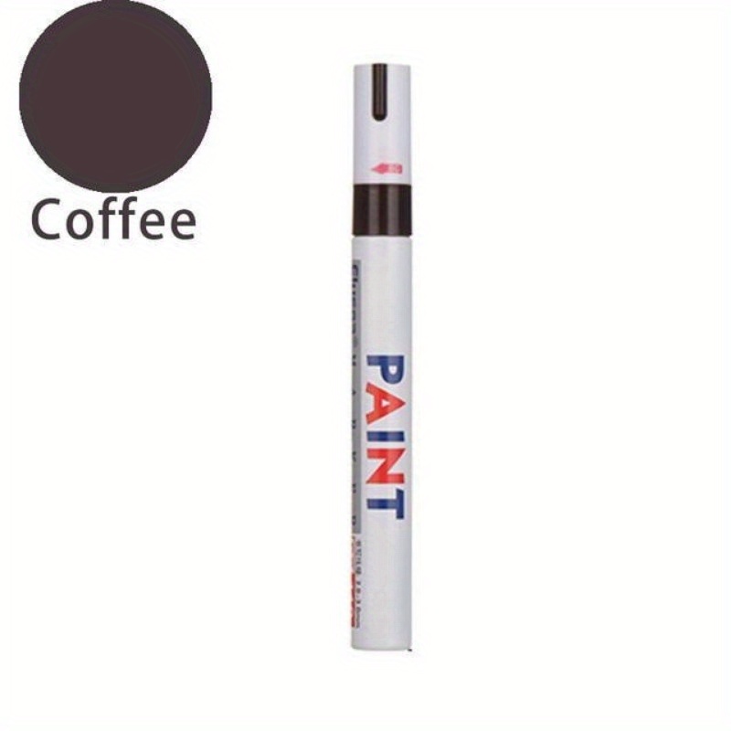 1pc White Tire Paint Marker Pen For Cars