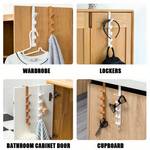 1pc Bedroom Door Hanger Clothes Hanging Rack Over The Door Plastic Home Storage Organization Hooks Purse Holder For Bags Rails