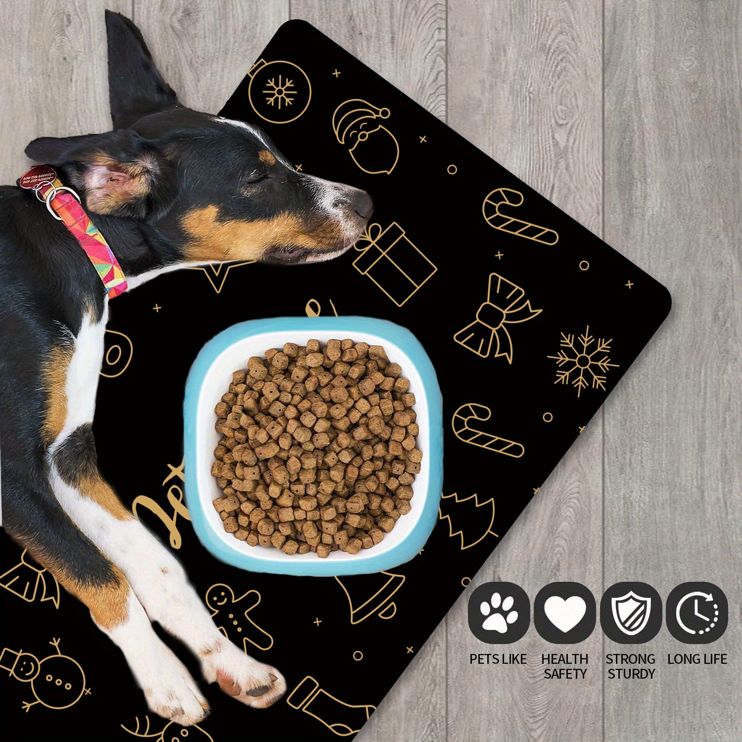 Personalized Dog Mats Using Pet Photo Name Personalized Dog Food Mat  Personalized Dog Placemat Custom Dog Bowl Mat Personalized Pet Mat 