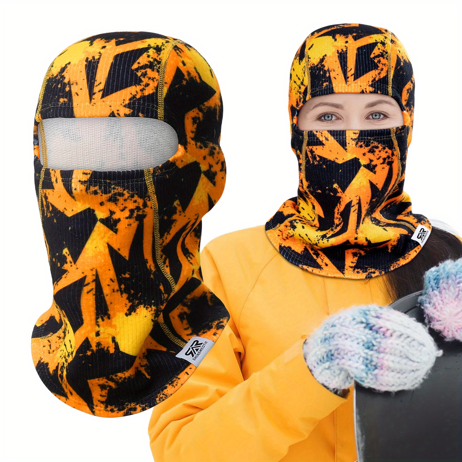 VULKIT Pasamontañas Moto Invierño Impermeable, Máscara de esquí de