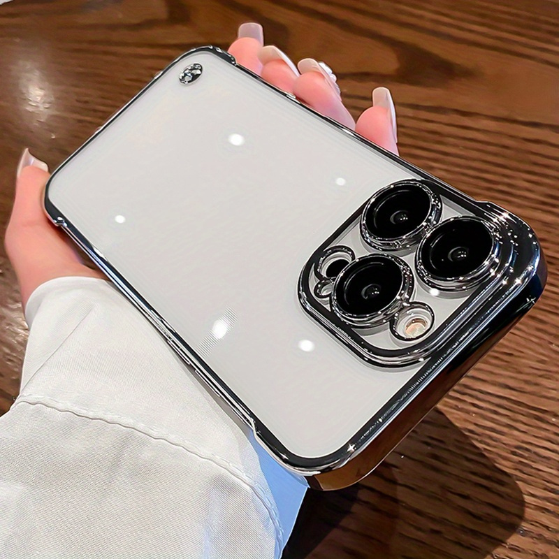 Luxury Ultra thin Borderless Transparent Pc Hard Case Iphone