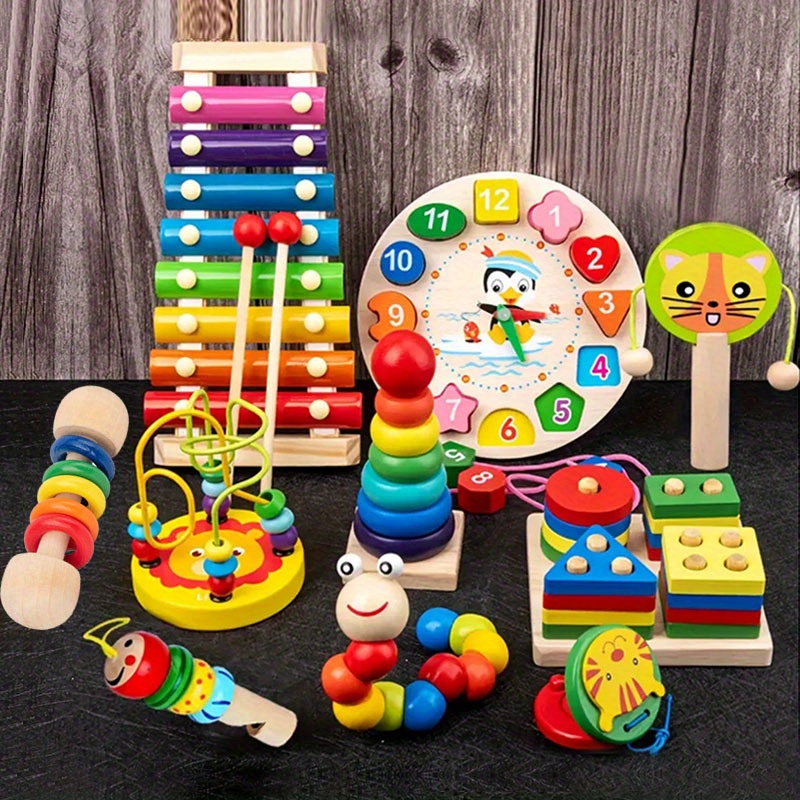 Wooden Toddler Toy in 2023  Wooden toys for toddlers, Wooden baby toys,  Wooden toys