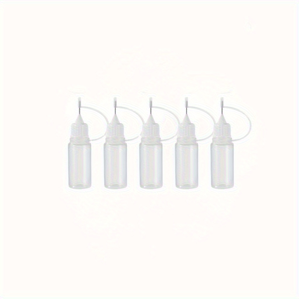 Qty 5 PCS 30ml 1oz Precision Tip Squeeze Bottle Perfect for Resin Craft Needle  Applicator Tip Empty Bottle 