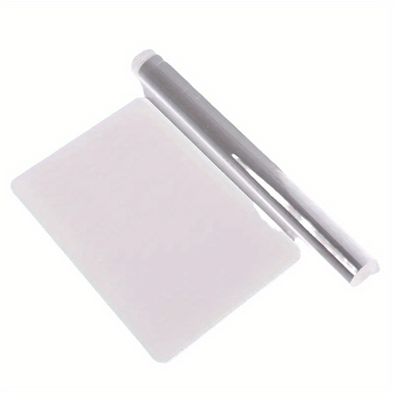 Frcolor Clay Roller Acrylic Rolling Pin Polymer Craft Tool Pottery Sheet Board Kit Machine Ceramic Tools, Size: 20x2x2CM