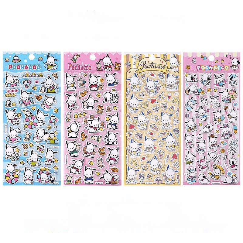 3d Hello Kitty Cute Foam Stickers Kuromi Cinnamoroll - Temu