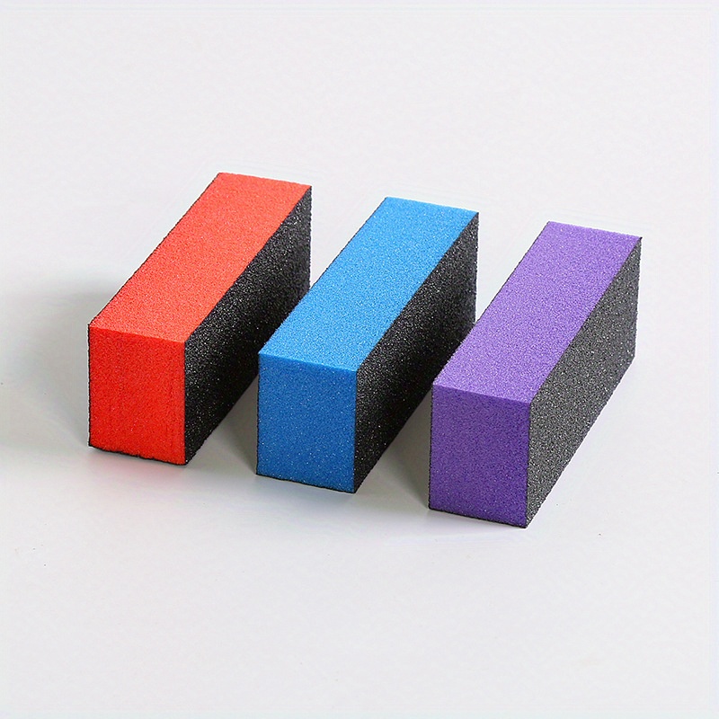 Three color High Elastic Sponge Three sided Black Sand Block - Temu