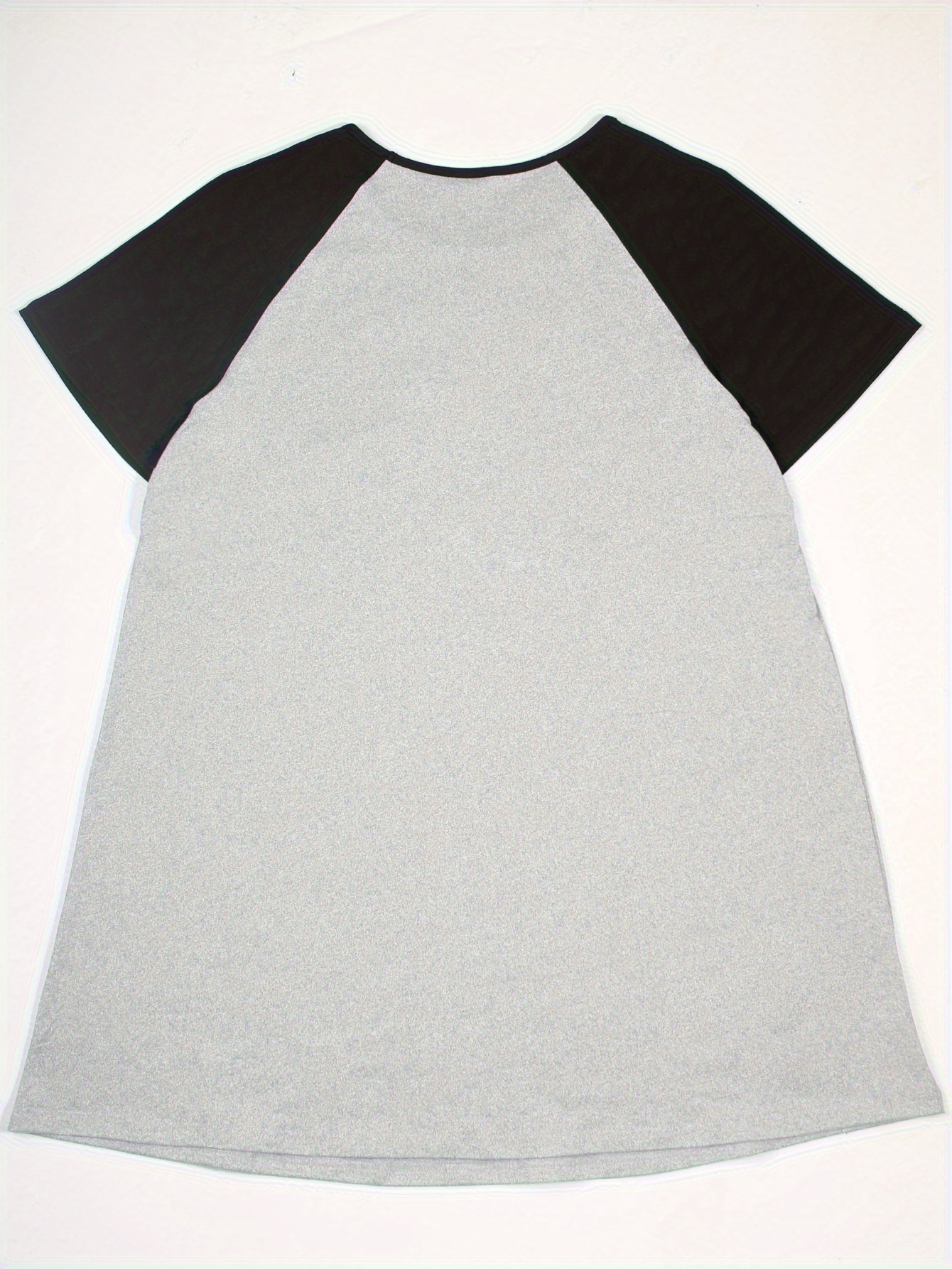 Nightdress Women's Plus Letter Graphic Raglan