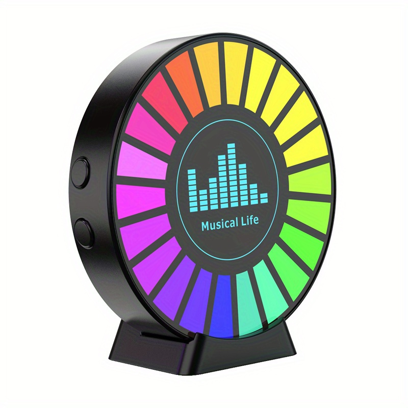 Luce Ritmo Sincrono Controllo Vocale Rgb, Luce Ambientale Colorata Musica,  Luce Pickup A Led Creativa Sensore Desktop Auto - Sport E Tempo Libero -  Temu Italy