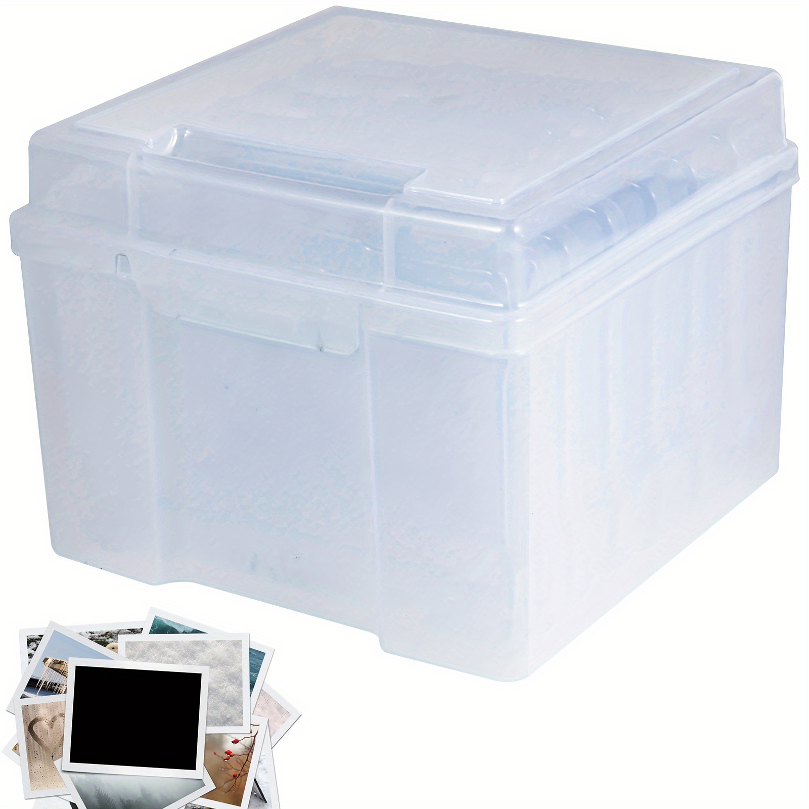 8pcs Stackable Plastic Storage Bins With Handle, Transparent Tableware  Organization Storage Box, Medium Size, Lidless Plastic Stackable Storage  Box, S