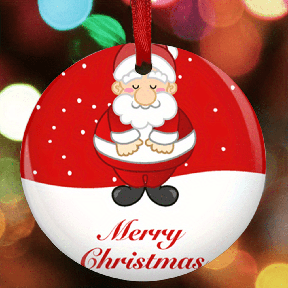 New Diy Name Blessing Words Resin Santa Claus Family - Temu