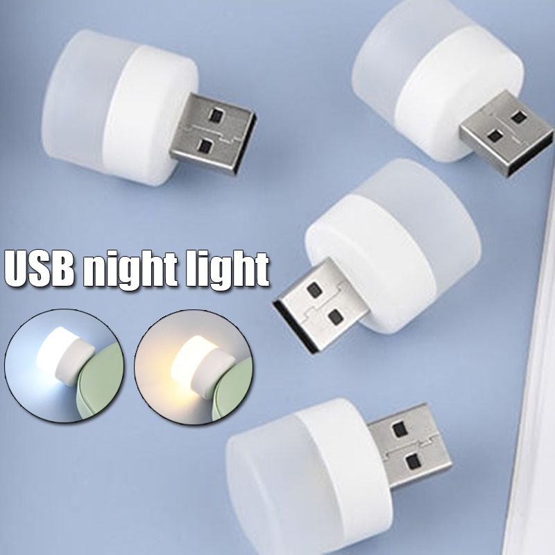 Lumière LED, Mini Lampe LED USB Portable Pour éclairage De Lecture Pour  éclairage De Secours Extérieur Blanc 