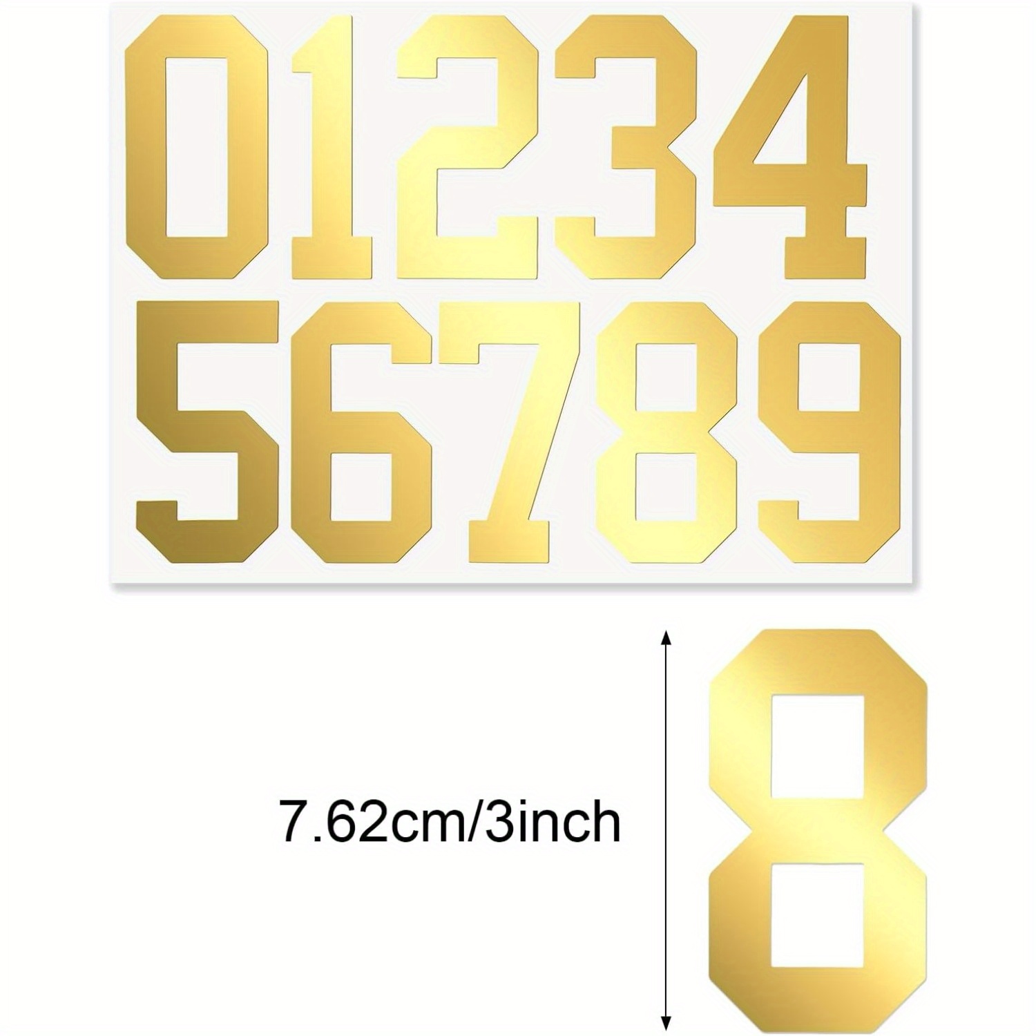 Mailbox Numbers Stickers Waterproof Vinyl Number Stickers - Temu