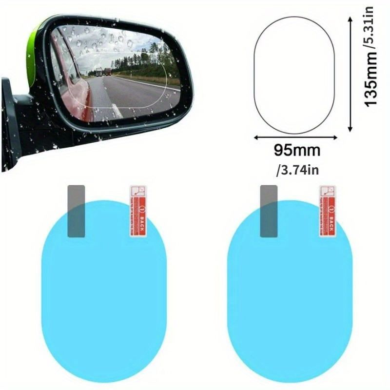Kaufe Auto-LKW-Rückspiegel, Regenschutzfolie, Fensterglas, beschlagfrei,  wasserdicht, Aufkleber für regnerischen Tag, sicheres Fahren, regensicher