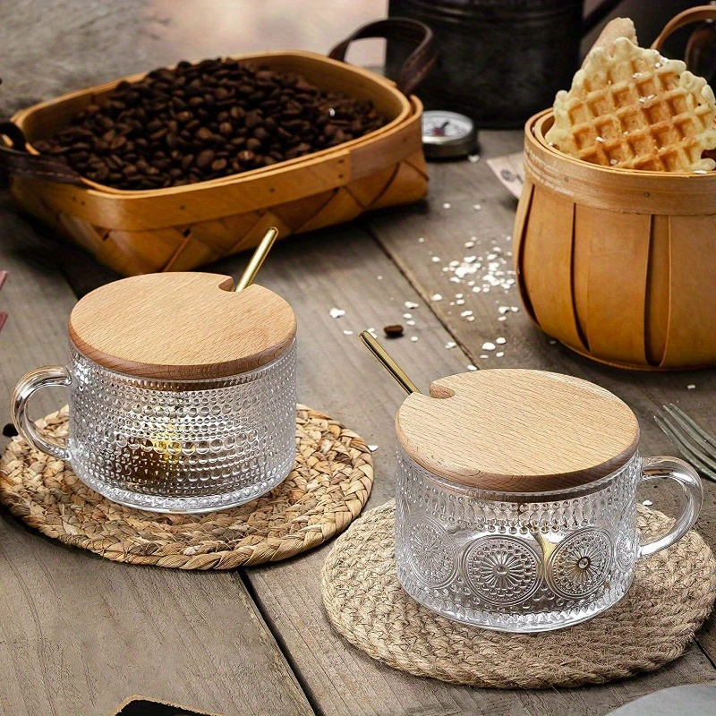 Wood Coffee Cups- Set of 2 (5 oz)