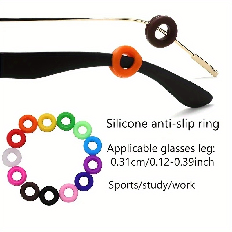 5pairs silikon brillen rutsch feste ohr haken anti-slip elastische