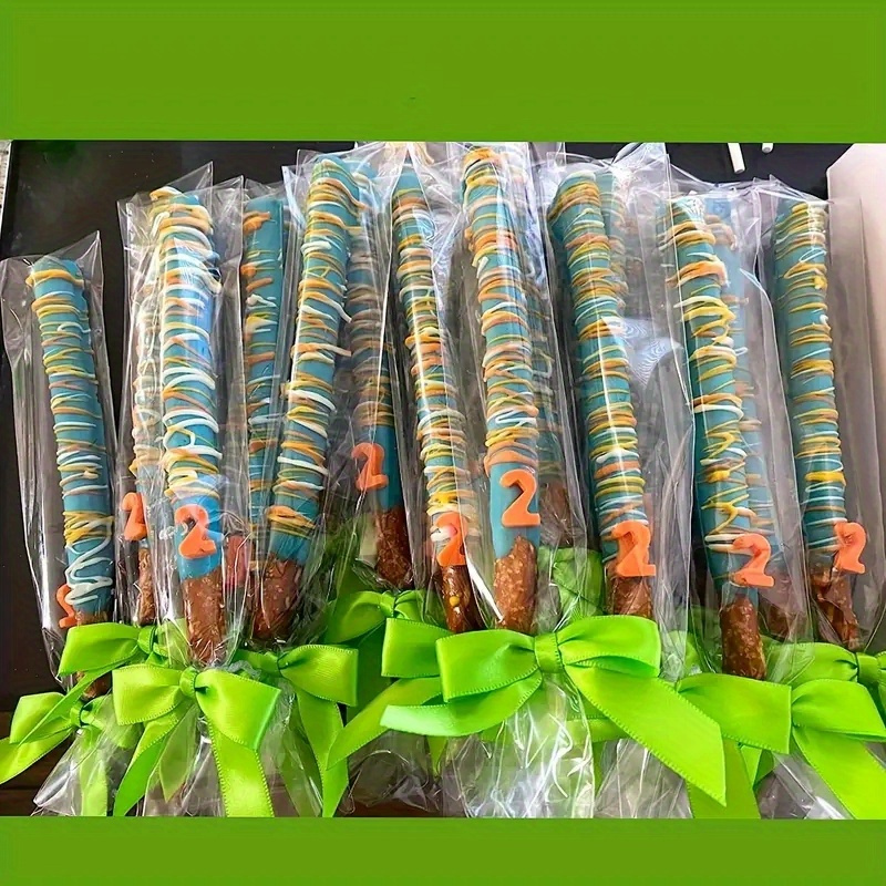 100pcs Transparent Plastic Self Adhesive Bag Self Sealing Small Bags For Pen Jewelry Candy Packing Resealable Gift Cookie Packaging Bag Eid Al-Adha Mubarak