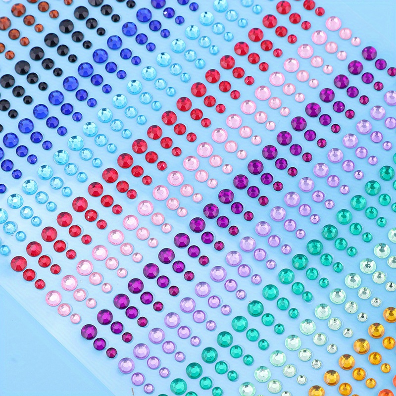 15 Farben 900 Pcs Gesicht Pasters Stick on Kristalle Augen - Temu Germany