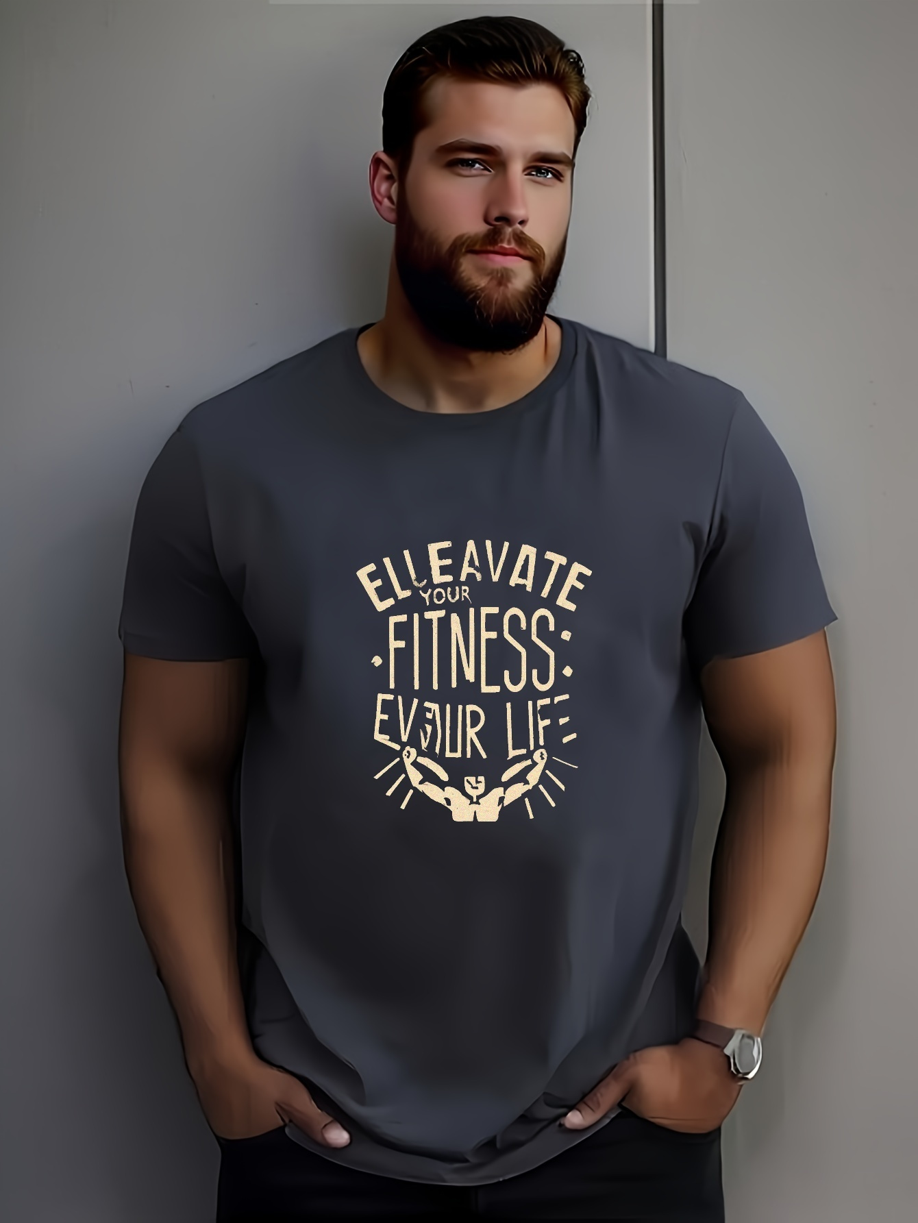 Camiseta Estampado Gráfico Hombre Musculoso Anime Hombre - Temu Mexico