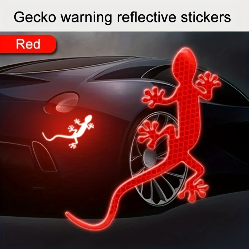 Car Sticker Gecko Reflective Sticker Car Decoration Stickers - Temu