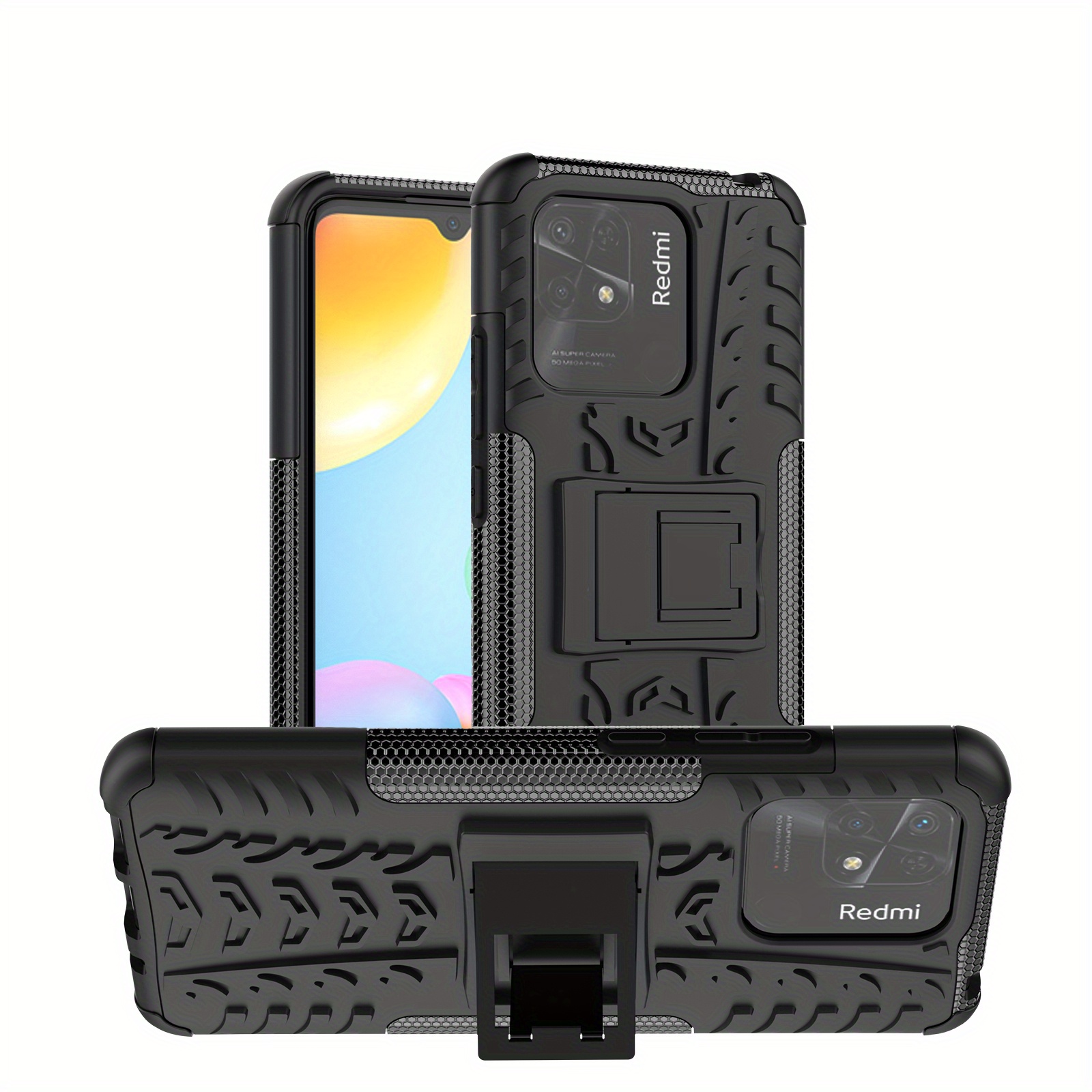 Suitable Redmi 13c Phone Case Circular Bracket Protective - Temu