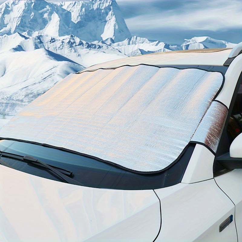 1 Stück Auto Sonnenschutz Isolierung Frontscheibe Schneebeweis Sonnenschutz Vorhang  Sonnenblende Frontscheibe Glasblock Für Auto, aktuelle Trends, günstig  kaufen